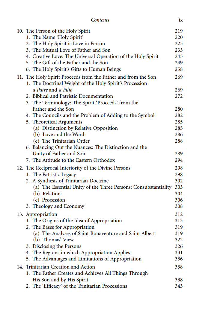 The Trinitarian Theology of St Thomas Aquinas | e-Book Guest