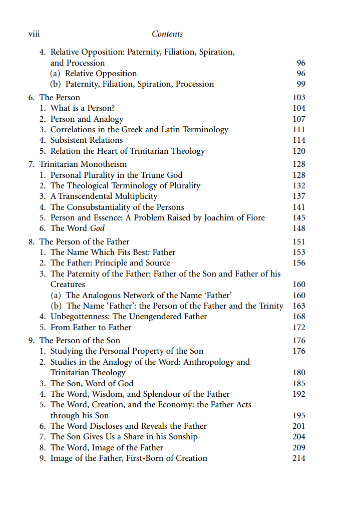 The Trinitarian Theology of St Thomas Aquinas | e-Book Guest