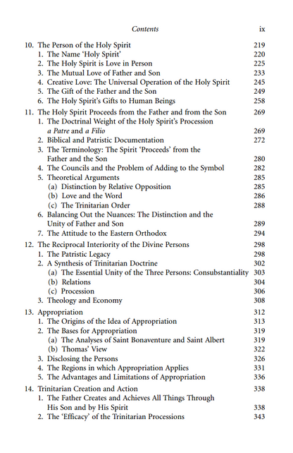 The Trinitarian Theology of St Thomas Aquinas | e-Book Guest