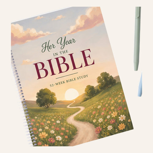 Her Year in the Bible: 52-Week Bible Study, front cover